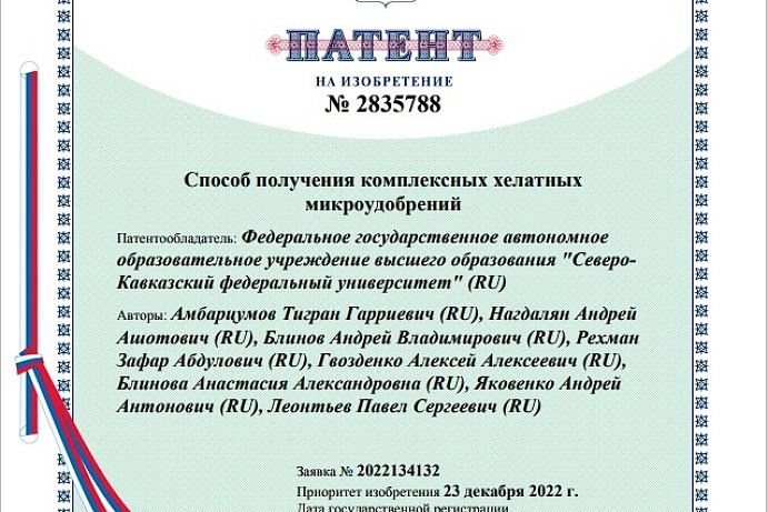 НОВЫЕ КОМПЛЕКСНЫЕ ХЕЛАТНЫЕ УДОБРЕНИЯ НОВЫЕ КОМПЛЕКСНЫЕ ХЕЛАТНЫЕ УДОБРЕНИЯ